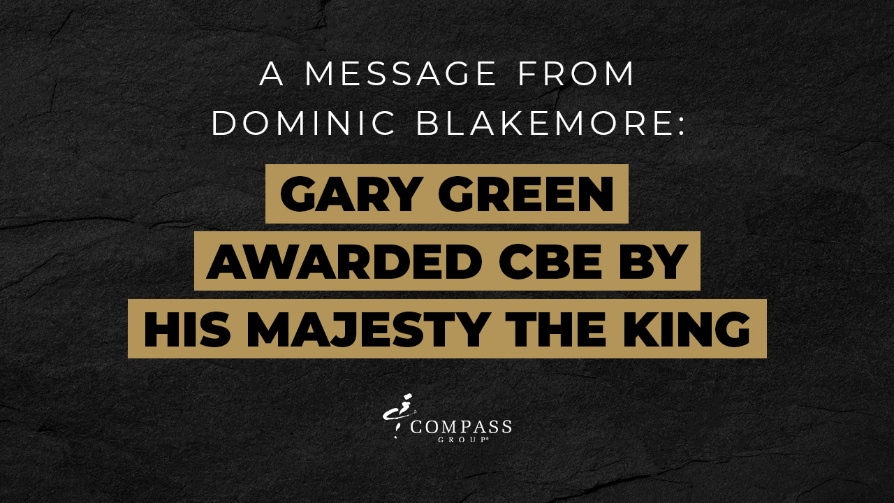 A Message from Dominic Blakemore: Gary Green Awarded CBE by His Majesty ...